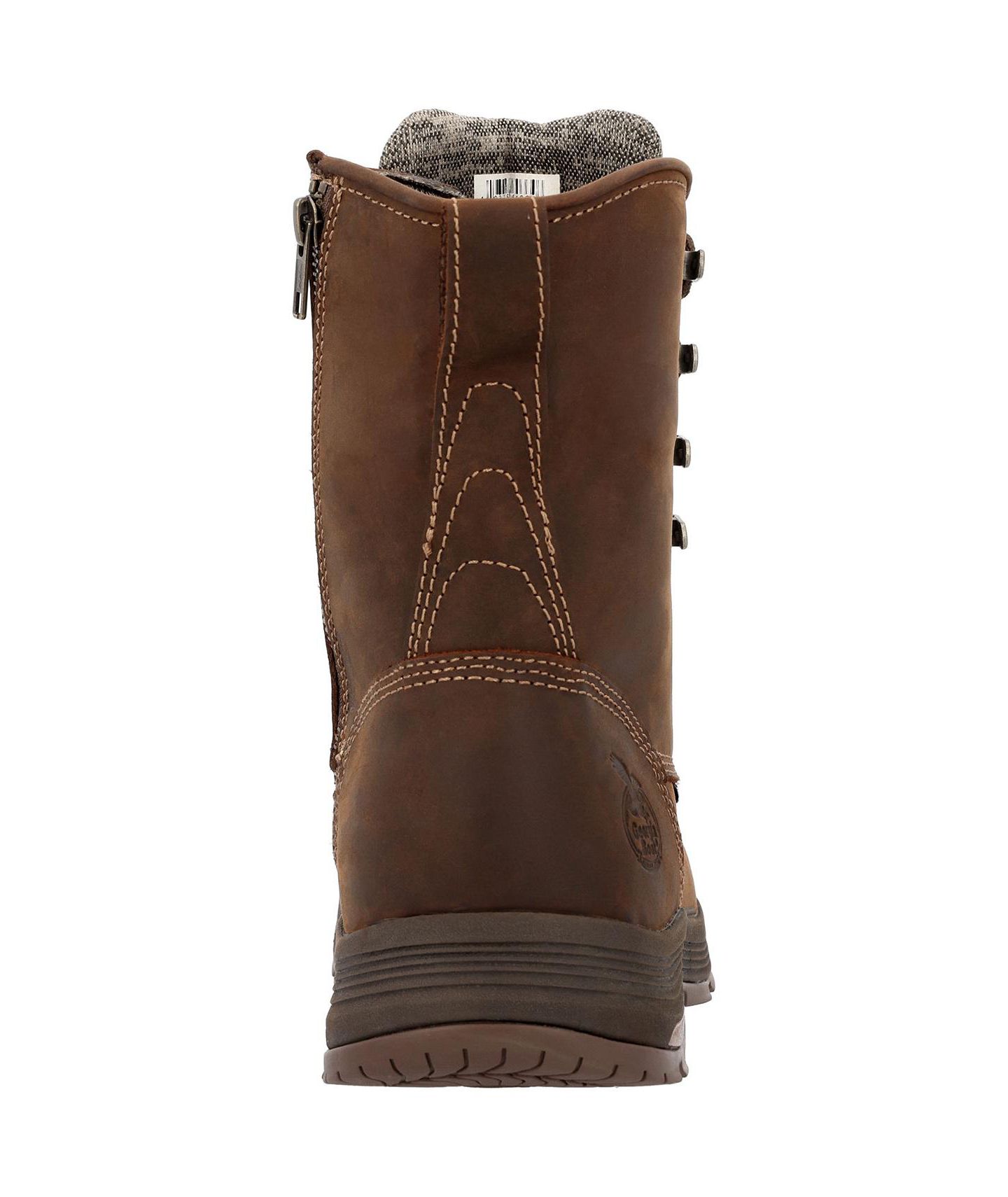 Мужские ботинки GEORGIA BOOT Athens SuperLyte 8" Waterproof Side-Zip Moc Toe Work Boot, цвет: Коричневый — фото 6