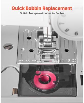 Portable Sewing Machine with 18 Stitch Applications & LED Work Light