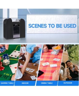 Automatic Card Shuffler, 4-Deck, AC/DC & Battery-Operated