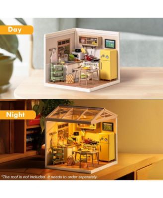 Miniature Happy Meals Kitchen Building Set Toys Playset Suitable for Mini Figures Construction Toys Diorama Kit Gifts for Teens Adults