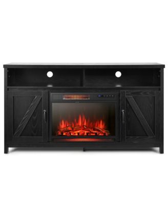59'' Fireplace TV Stand W/ 25'' 1350W Electric Fireplace Heater