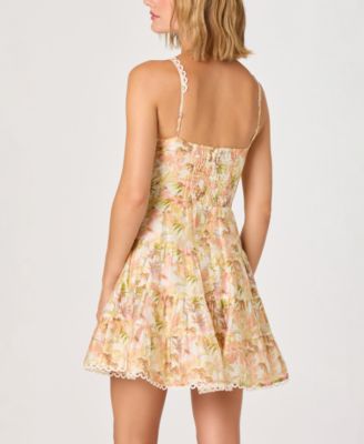 Women's Bustier Sweetheart Neck Fit & Flare Mini Dress