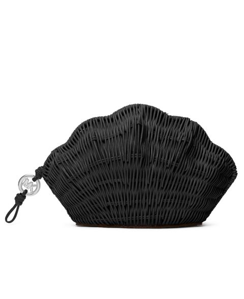 Женский клатч Michael Kors Shelly Convertible Magnetic Cinched Clutch, цвет: Чёрный