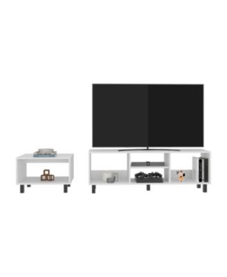 Eclipse Duo Rack and Coffee Table with Open Shelves