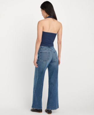 Petite Flare Leg Ankle Jeans