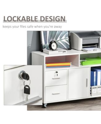 Printer Sd Home Office Mobile Cabinet Organizer Desktop Storage,