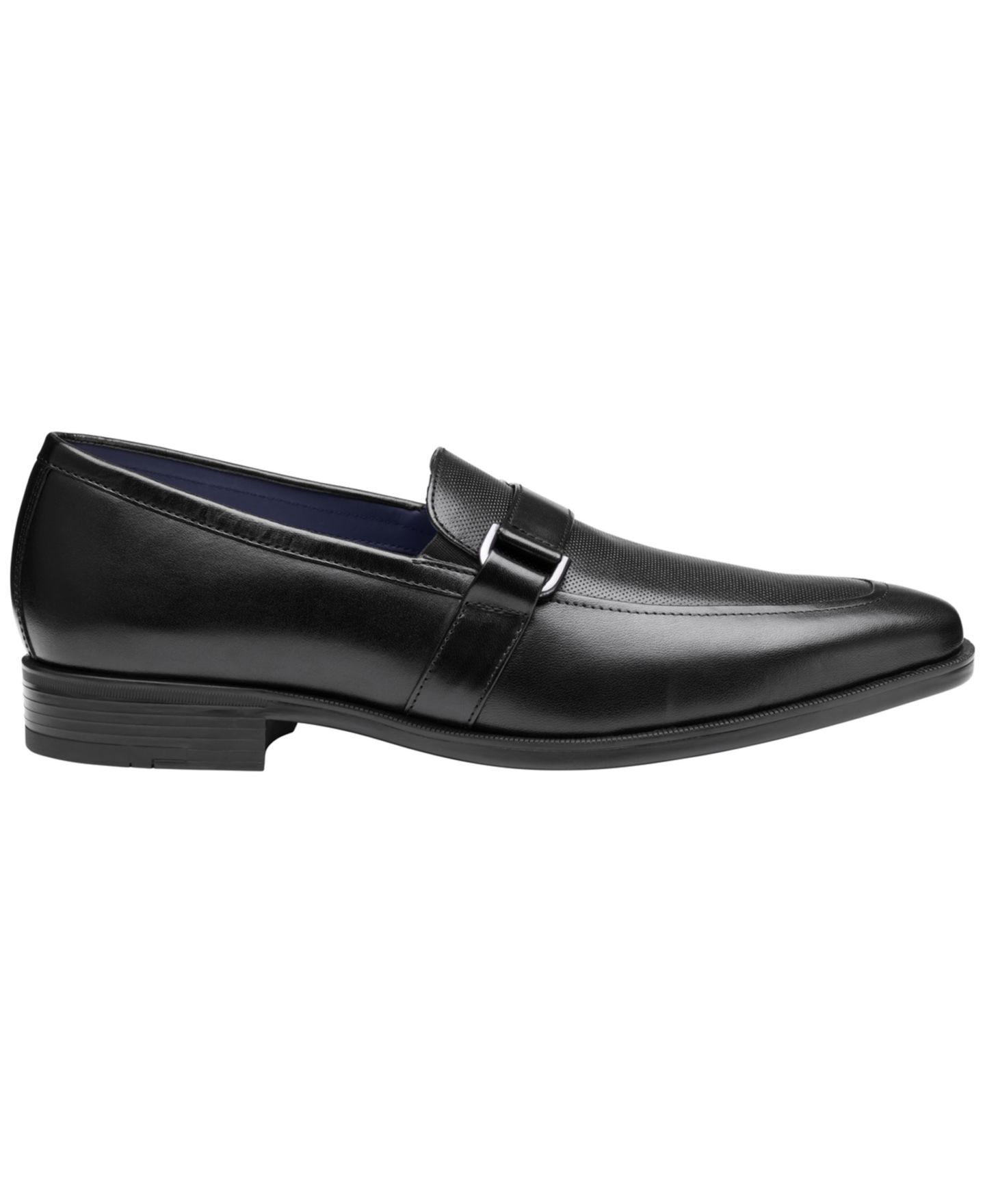 Мужские туфли Johnston & Murphy Gibbons Embossed Bit Loafer, цвет: Чёрный — фото 2