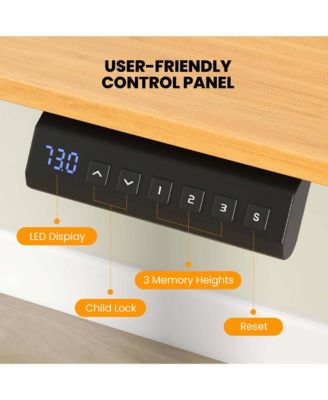 63 x 24 Inch Sit Stand Desk Height Adjustable Electric Standing Desk