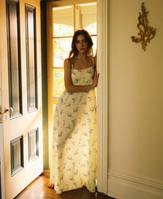 Women's Floral Print Maxi Dress