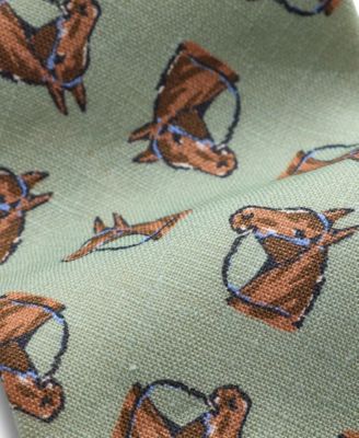 Men's Equestrian Linen Tie