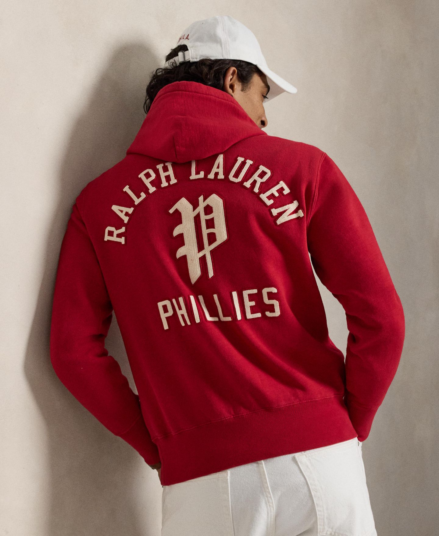 Мужской свитшот Polo Ralph Lauren Philadelphia Phillies™ Logo Patch, цвет: Красный — фото 4