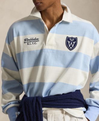 Men's Wimbledon Striped Polo Shirt