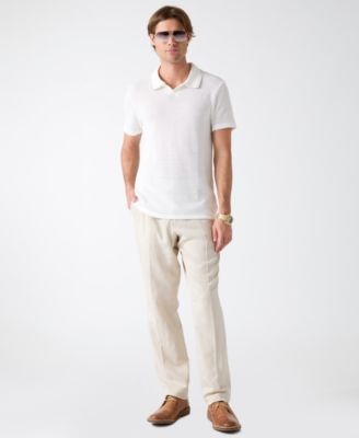 Men's Daryl Crochet Knit Polo Shirt