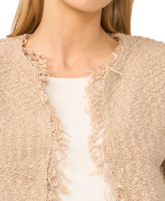 Women's Fringe Cropped Pull-On Jacket