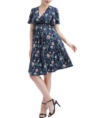 Maternity kimi + kai Annis V-Neck Nursing Dress