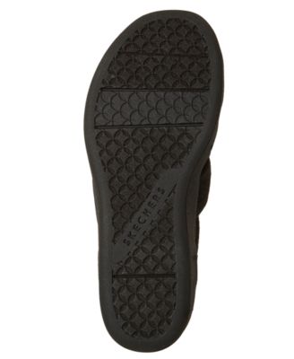 Women's Parallel Lite Knit Cut Out Slingback Wedge Sandals from Finish Line