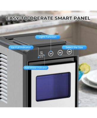 Slim Countertop Ice Maker, 26 lbs. Capacity with 2 Bullet Ice Sizes