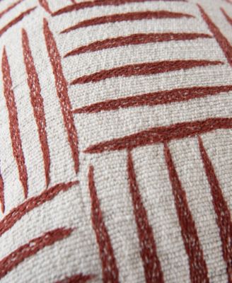 Grace Cotton Blend Decorative Pillow, 14" x 20"