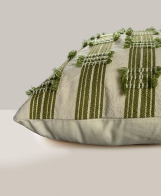 Lena Cotton Blend Decorative Pillow, 18" x 18"