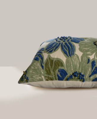 Josephine Cotton Decorative Pillow, 14" x 26"