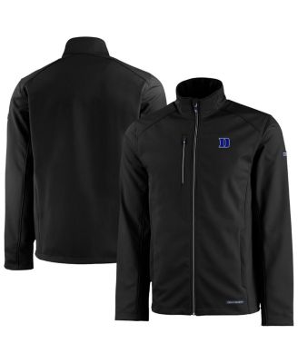 Men's Black Duke Blue Devils Evoke Eco Softshell Full-Zip Jacket