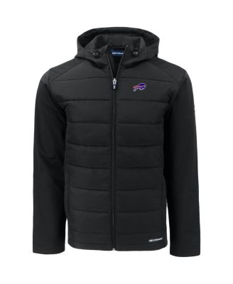 Men's Black Buffalo Bills Evoke PrimaLoft Hybrid Eco Softshell Full-Zip Hooded Jacket