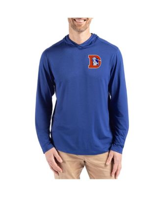 Men's Blue Denver Broncos Coastline Epic Comfort Eco Long Sleeve Hoodie