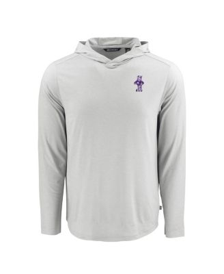 Men's Gray Kansas State Wildcats Coastline Epic Comfort Eco Long Sleeve Hoodie