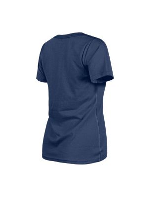 Women's Navy Houston Astros Little Miss 2 V-Neck T-Shirt