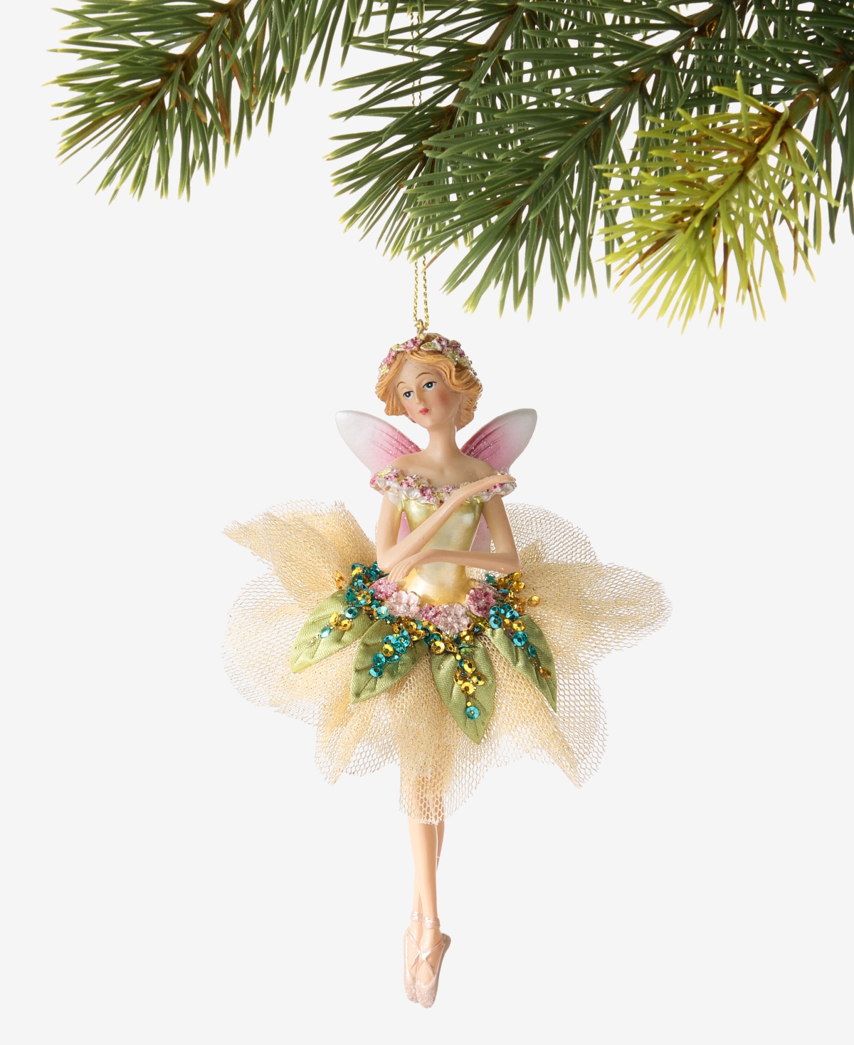 Holiday Lane Enchanted Forest Embellished Fairy Ornament, Macy's Exclusive