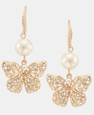 Butterfly Drop Earrings