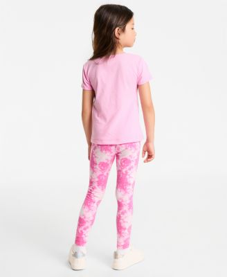 Girls' 5-20 Floral Sequins T-Shirt