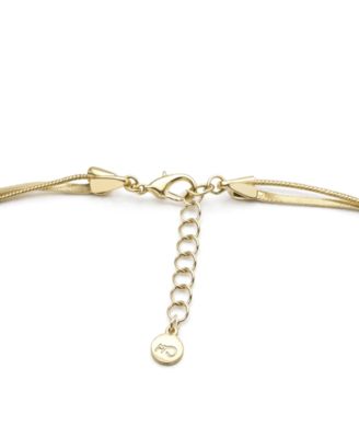 18K Gold Plated or Silver Plated Double Layered Necklace