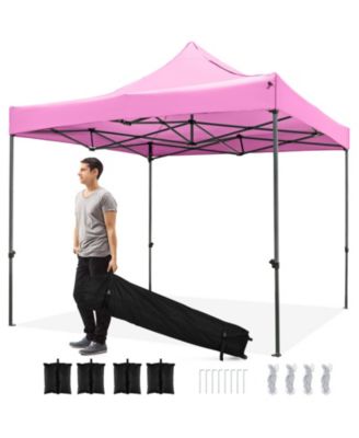 10x10 ft Pop-Up Canopy Gazebo with Wheeled Carry Bag