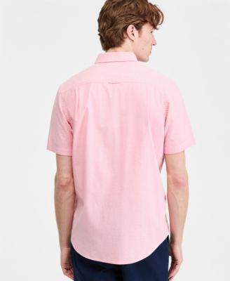 Men's Short Sleeve Button-Down Oxford Shirt