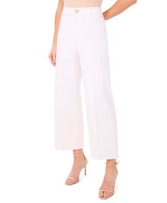 Women's Wide-Leg Pintuck Jeans