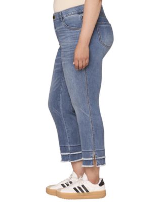 Plus Size Kick Flare-Leg Jeans