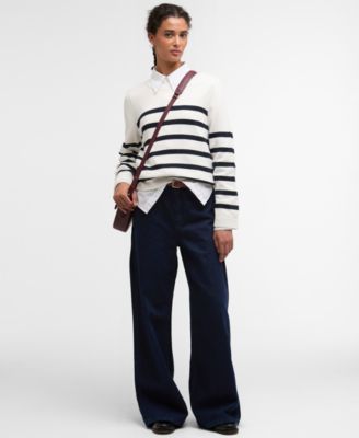 Women's Fern Knitted Stripe Jumper