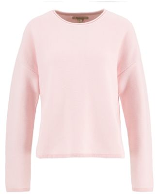 Women's Marine Dropped-Shoulder Knitted Jumper