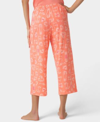 Women's Cat Love Dog PJ Capri