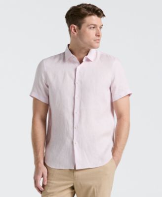 Men's Solid Linen Shirt
