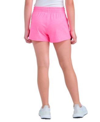 Girls' 8-16 Elastic Waistband M&eacute;lange Shorts