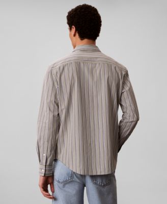 Men's Multi Stripe Poplin Shirt