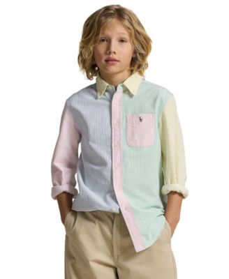 Boys' 8-20 Long-Sleeve Oxford Fun Shirt