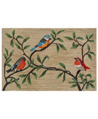 Ravella Birds On Branches 2' x 3' Outdoor Area Rug