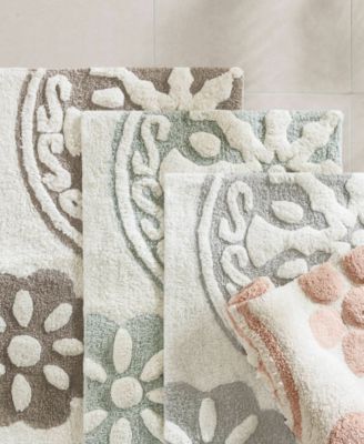 Casablanca Tufted Cotton Bath Rug, 20" x 30"