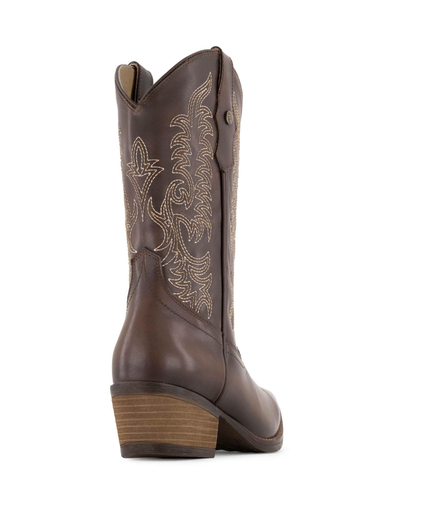 Женские ботинки Forastero Leather Boots Western Style, цвет: Тёмный коричневый — фото 3