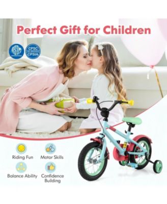 Kids Bike with Adjustable Handlebar and Saddle