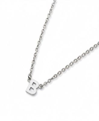 Inez Initial Necklace - Sterling Silver 925