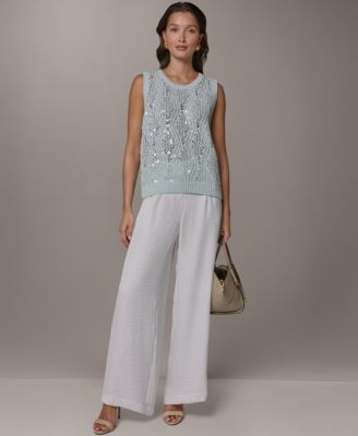 Women's Crew Neck Sweater Vest